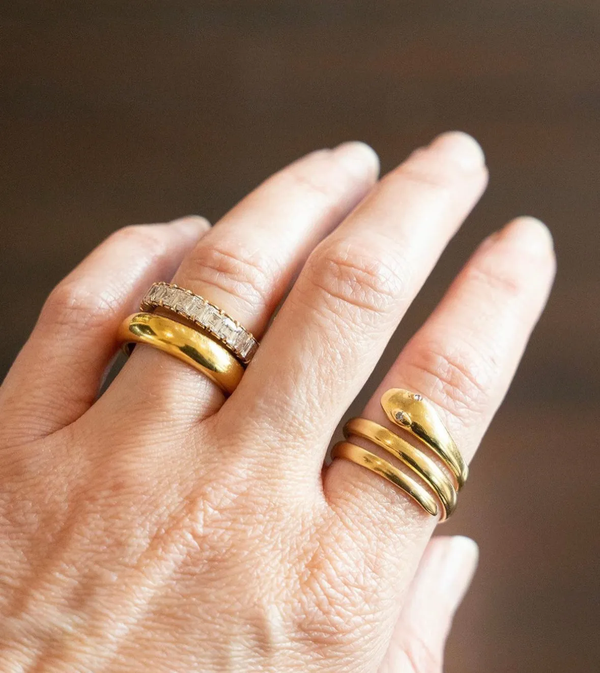 Bell & Bird High Karat 5mm Gold Band