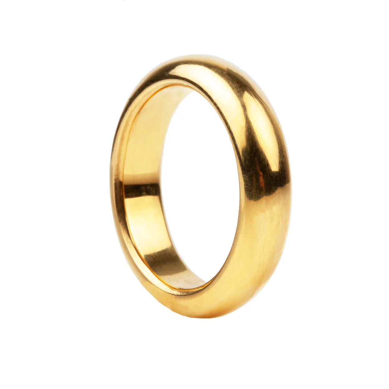 Bell & Bird High Karat 5mm Gold Band