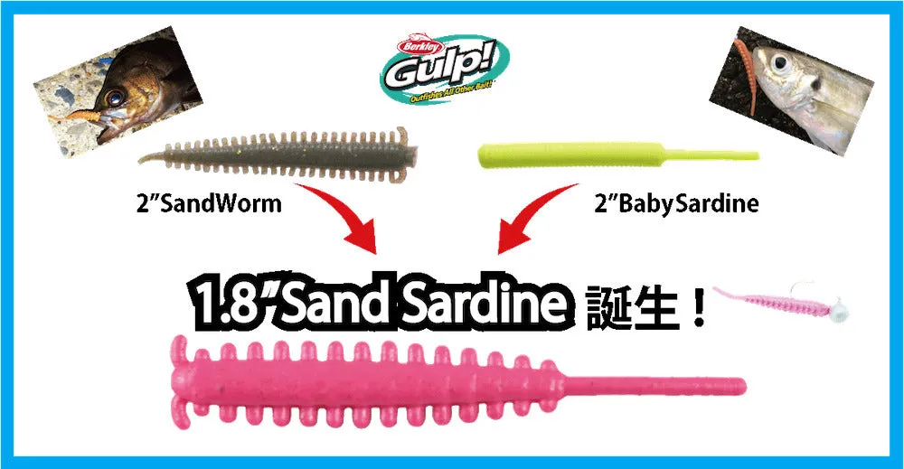 Berkley Gulp! Saltwater Sand Sardine LRF Lures