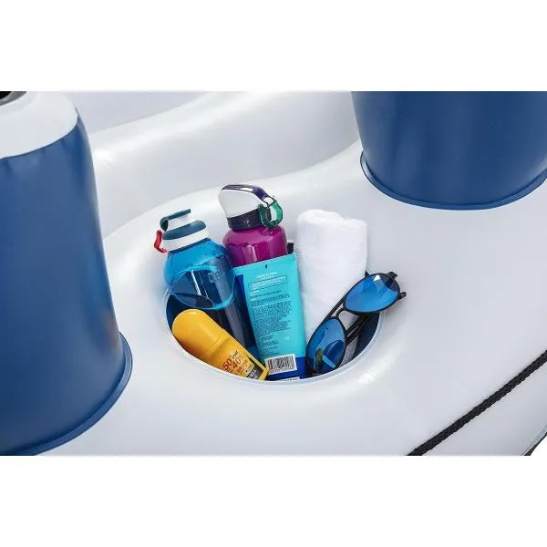 Bestway 8'5" X 8'5"/2.56M X 2.56M Lazy Dayz Island (Contents:1 island, 1 anchor bag, repair patch)