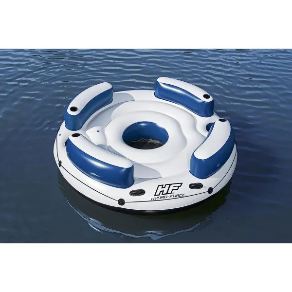 Bestway 8'5" X 8'5"/2.56M X 2.56M Lazy Dayz Island (Contents:1 island, 1 anchor bag, repair patch)