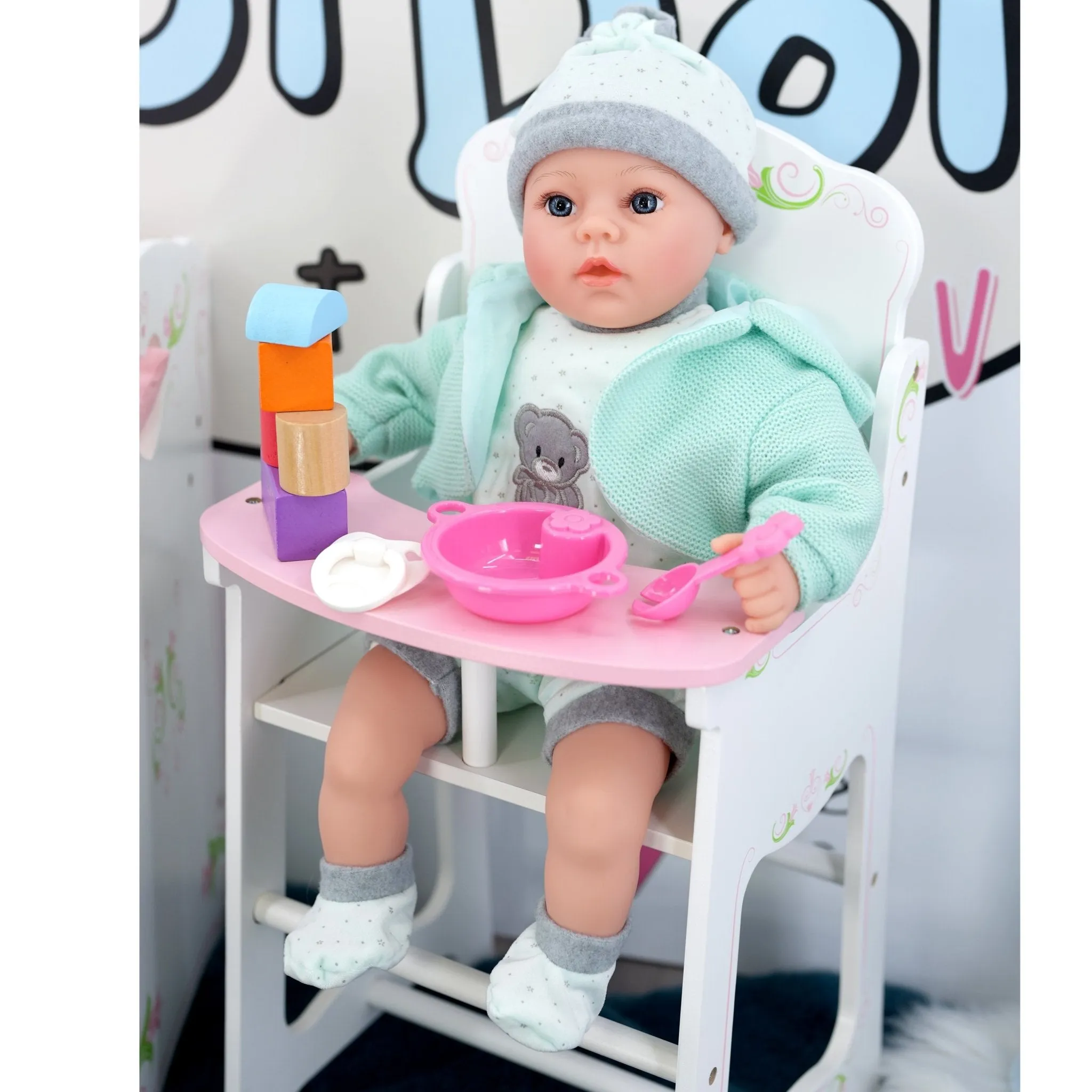 BiBi Baby Doll - Mint (45 cm / 18")