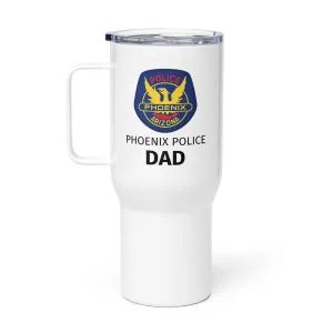 Blue Line Dad Travel Mug