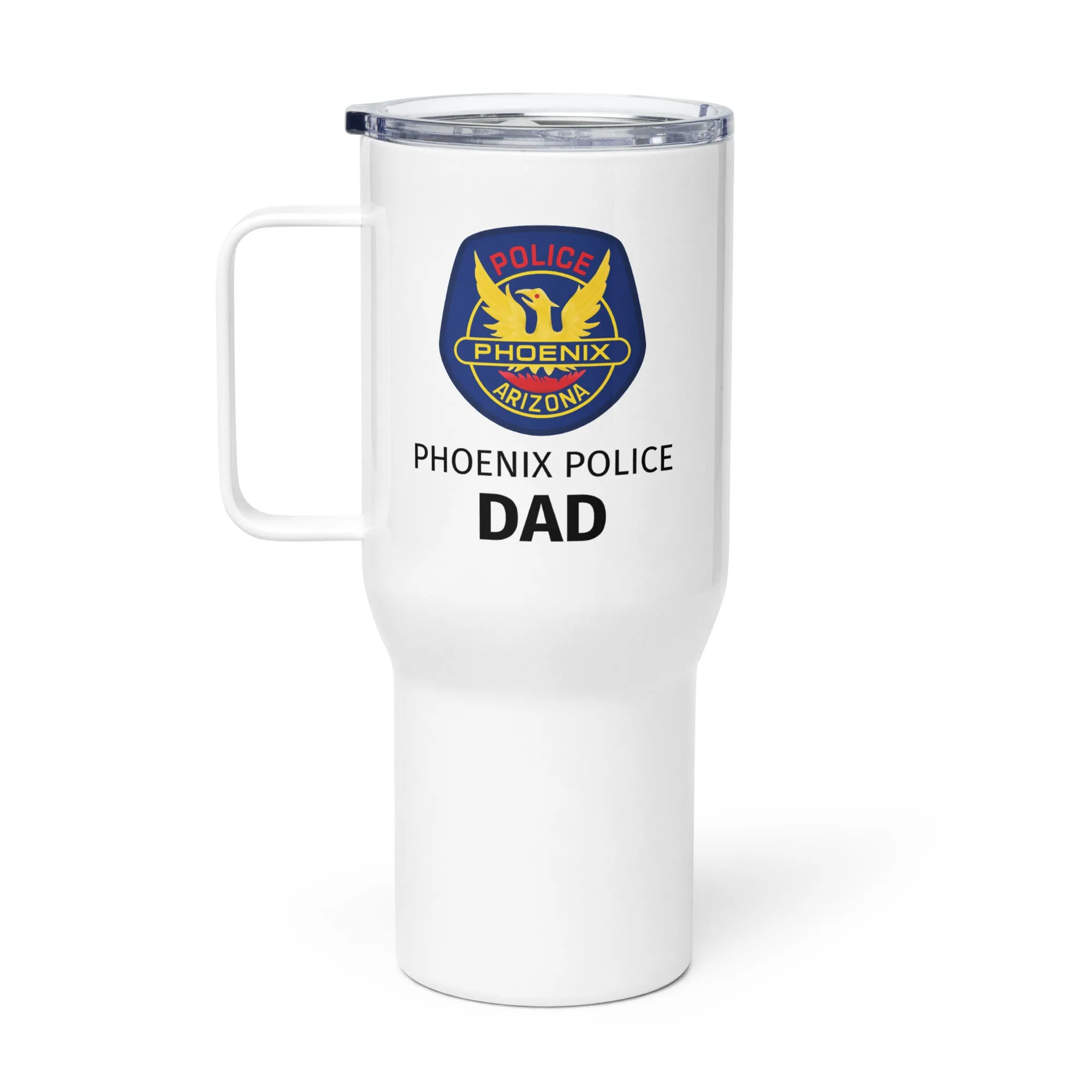 Blue Line Dad Travel Mug