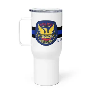 Blue Line Wife Travel Mug
