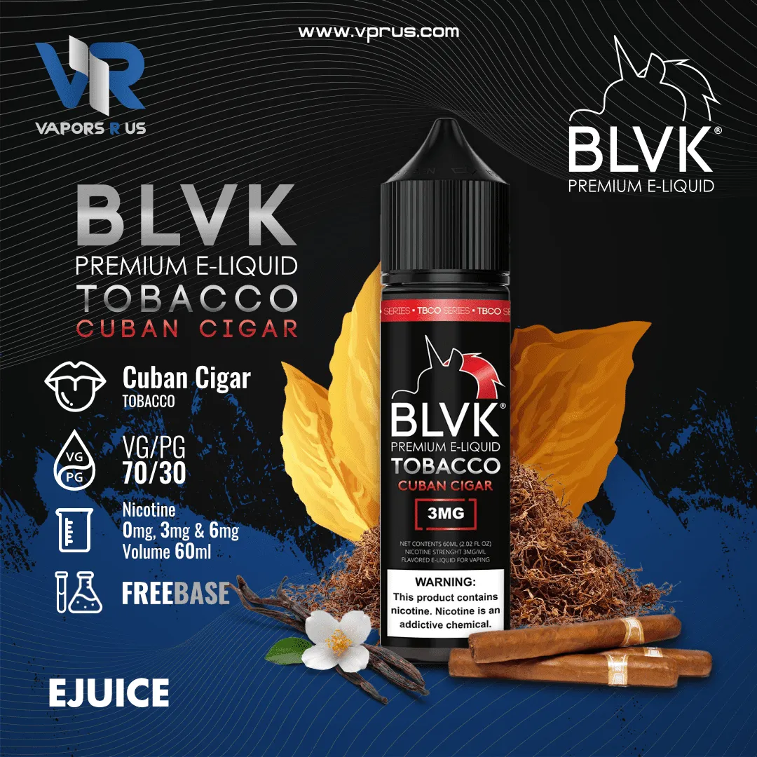 BLVK TOBACCO - Cuban Cigar 3mg