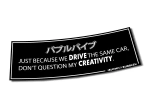 BMB. DRIVE CREATIVITY SLAP