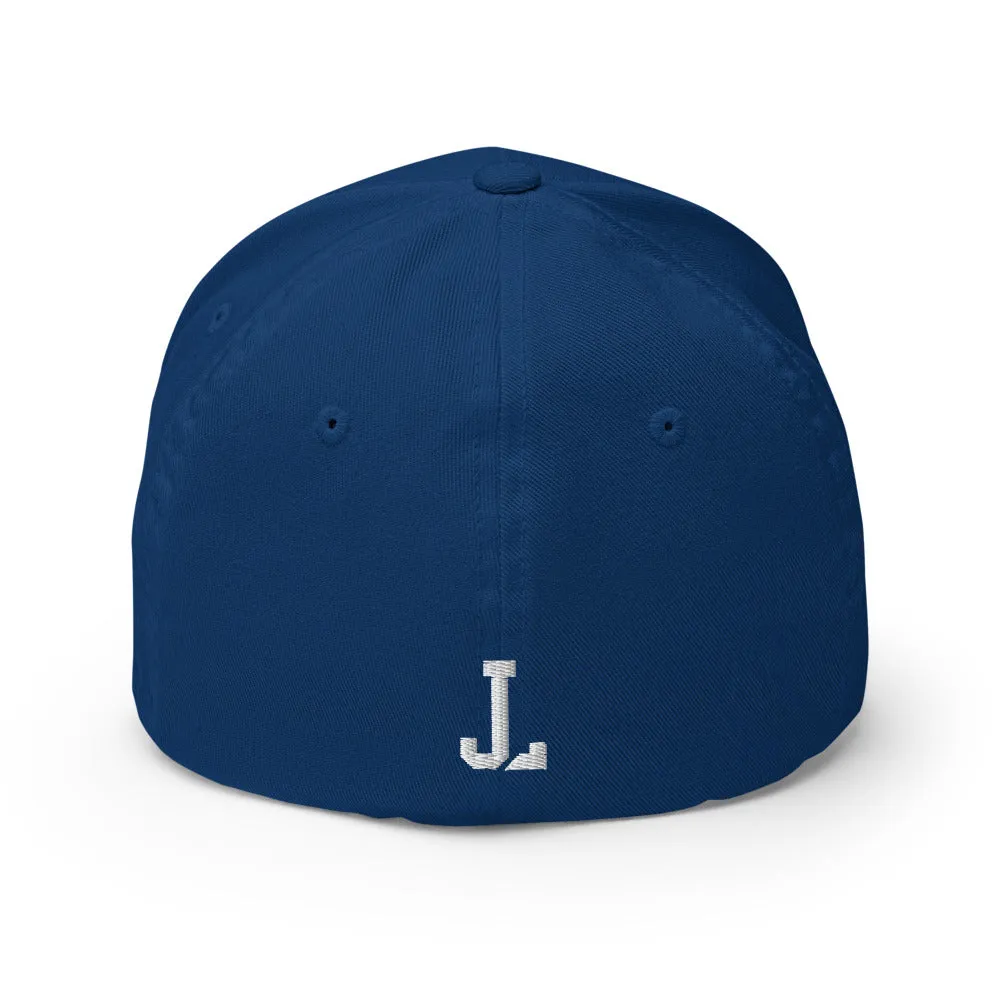 Bold Fitted Cap (Blue)