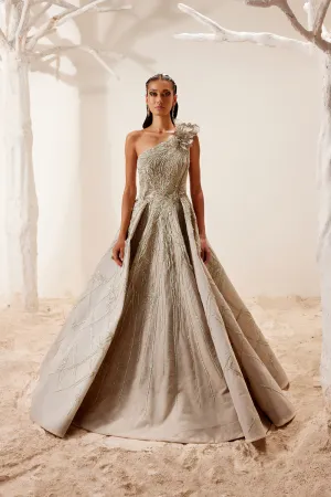 Bold Floral Gown