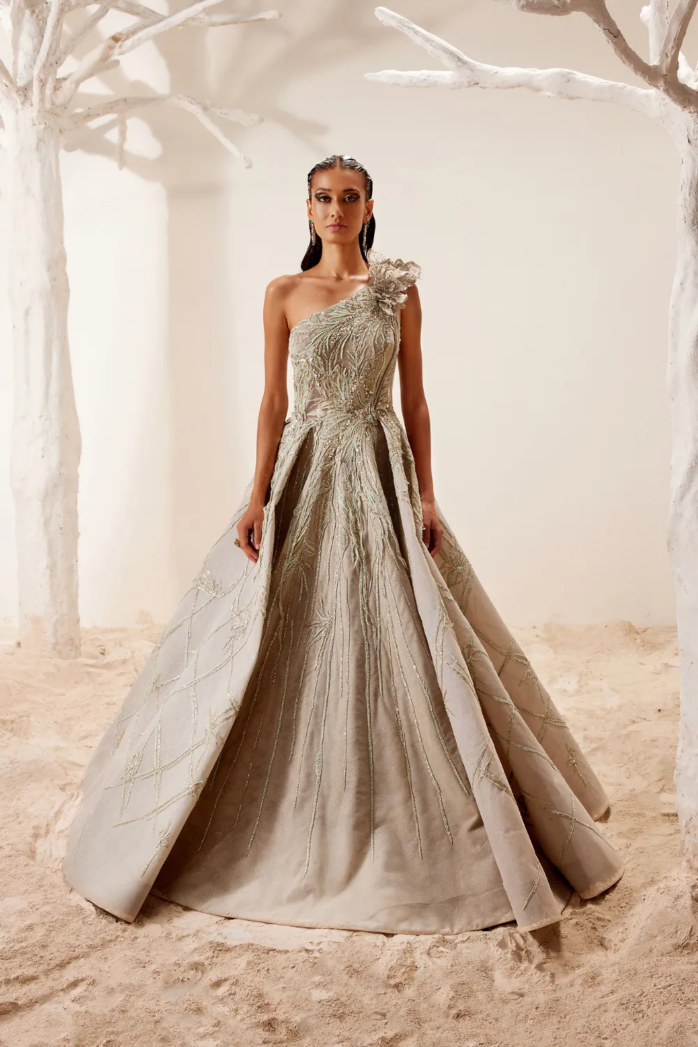 Bold Floral Gown