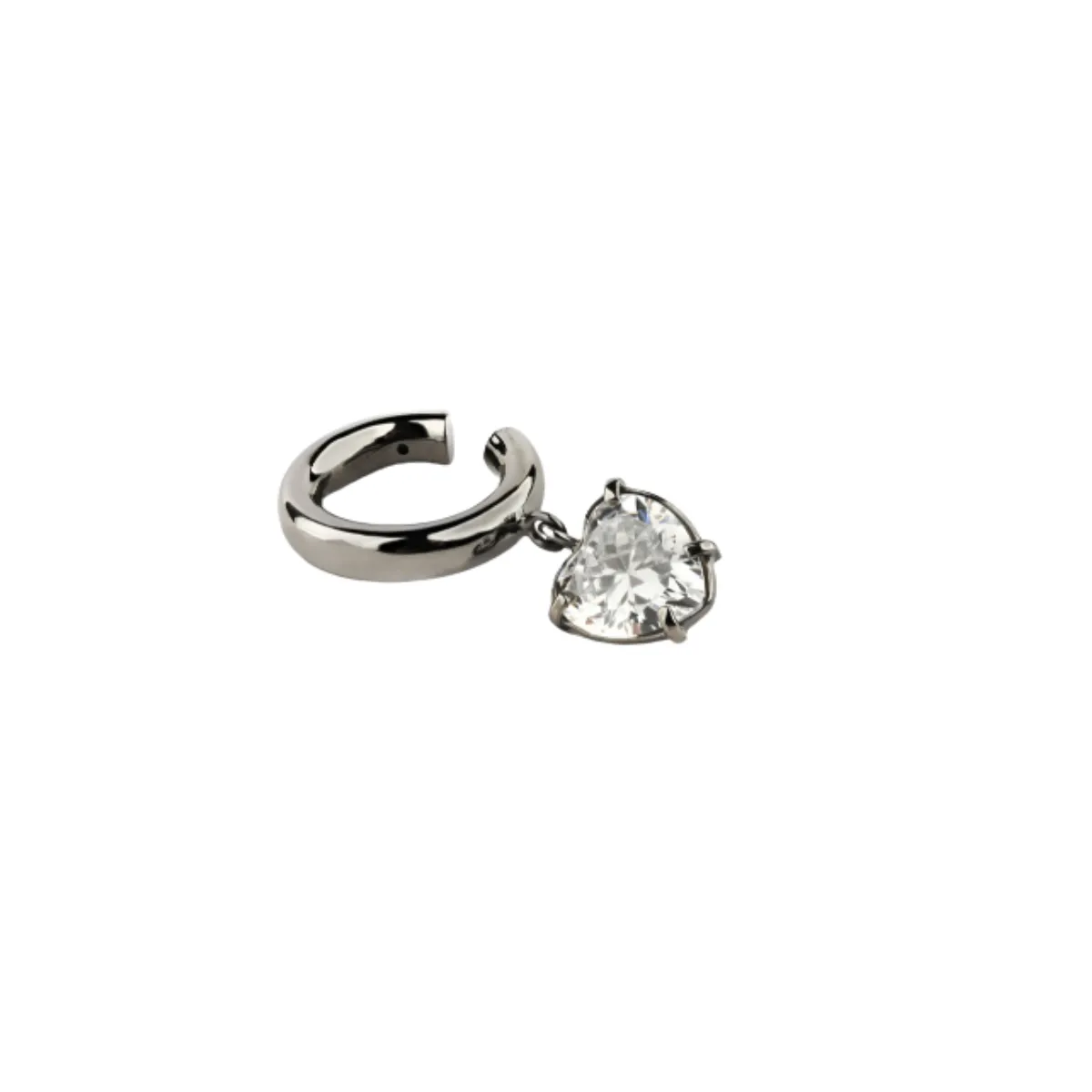 Bold Heart Ear Cuff