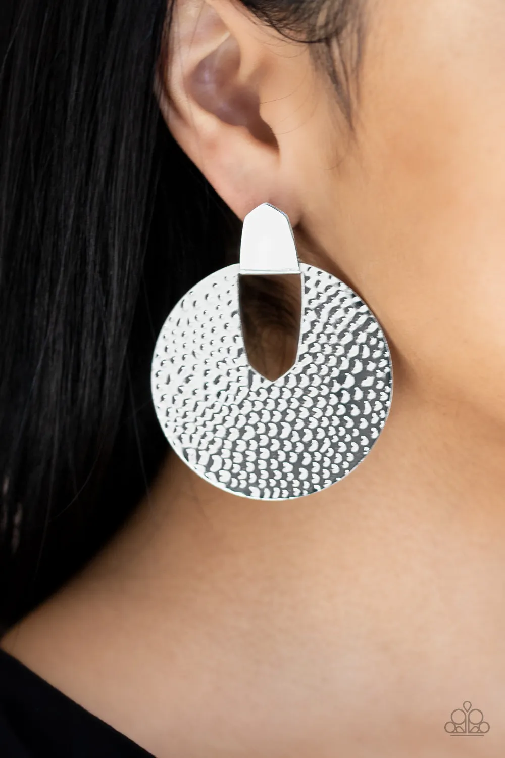 Bold Intentions - Silver Post Earring