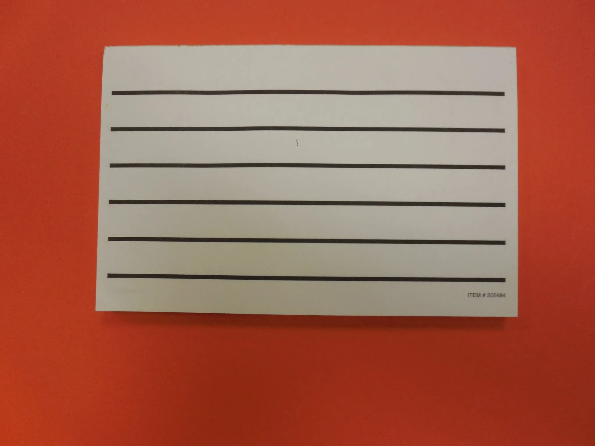Bold Line Paper-1/2 Page