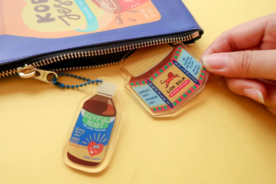 Bold Lion Balm {Acrylic Keychain}