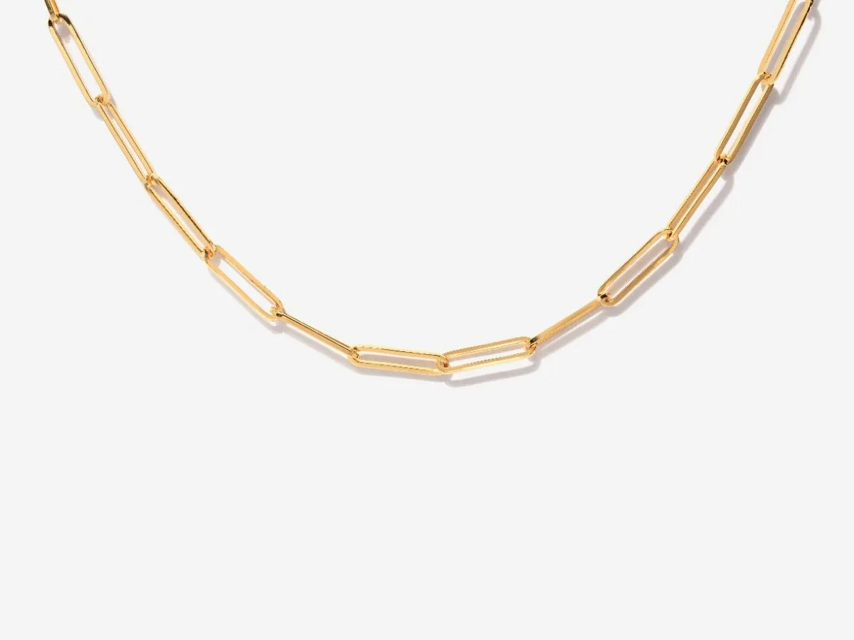 Bold Paperclip Necklace
