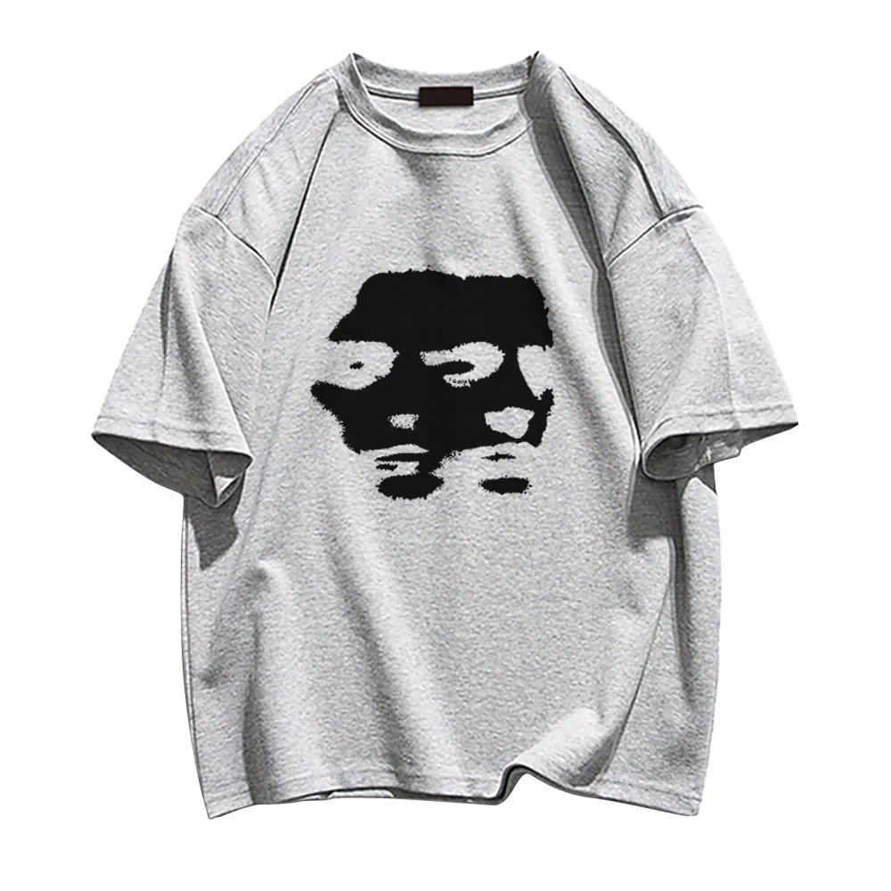 Bold Portrait Print T-shirt