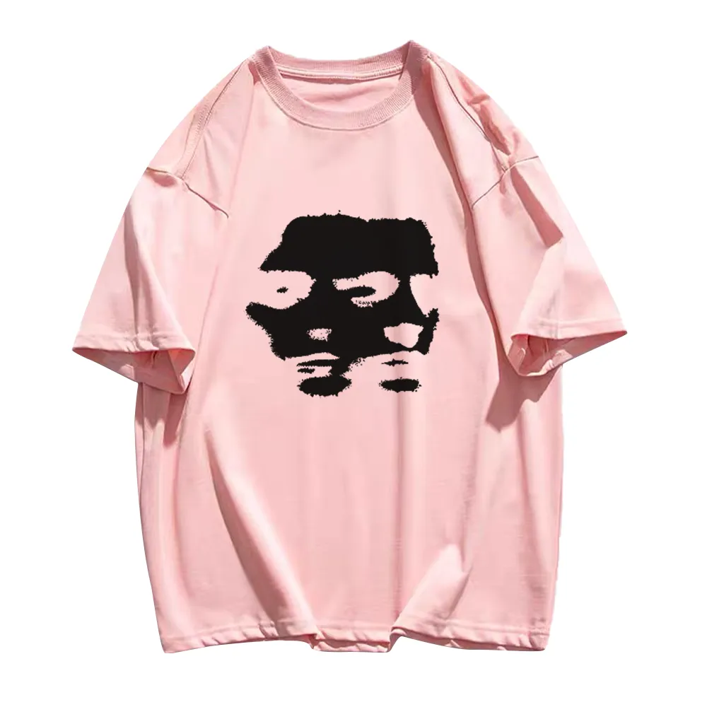 Bold Portrait Print T-shirt