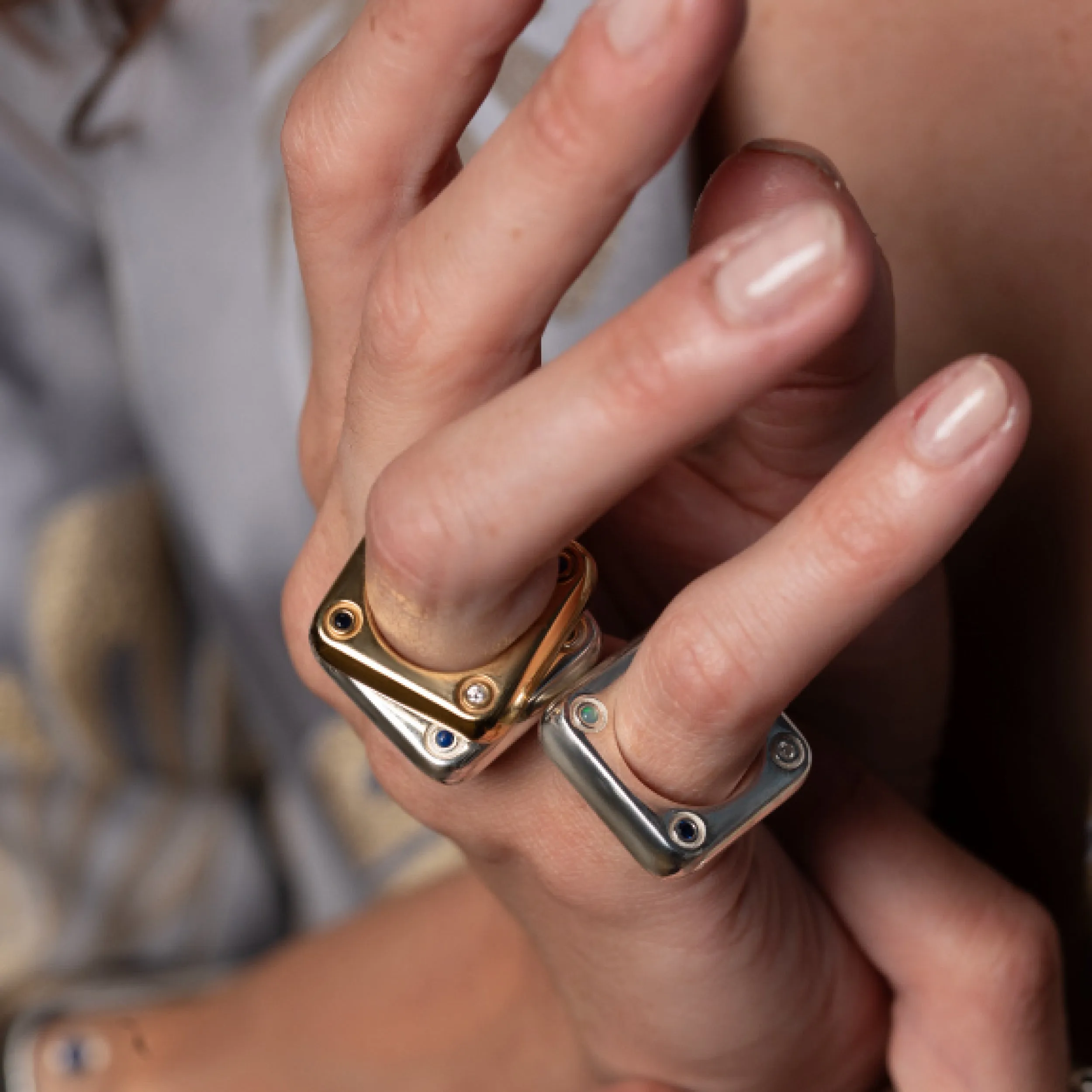 BOLD Ring, Gold Plated