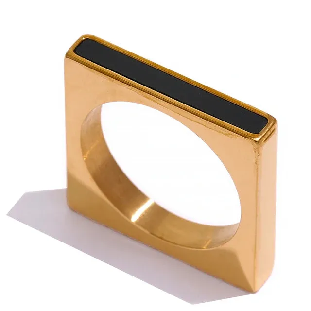 Bold Square Ring