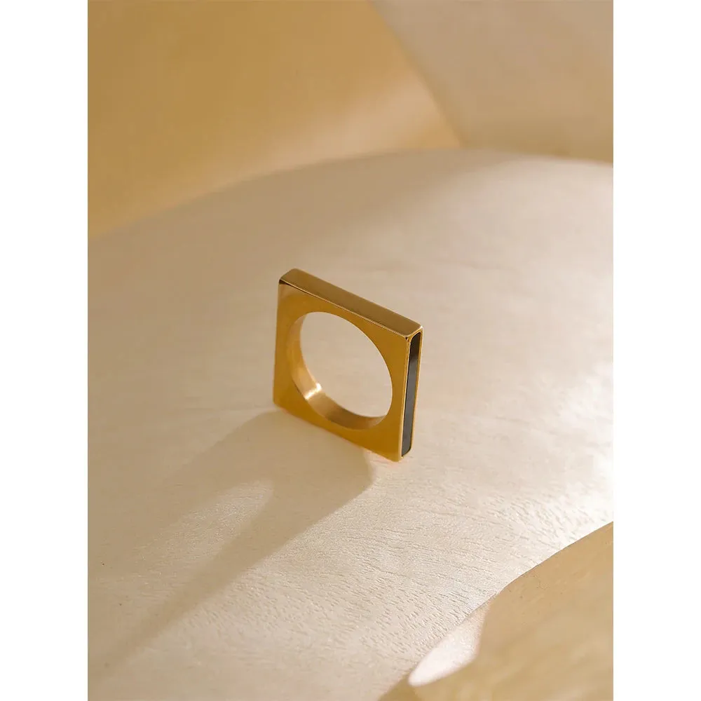 Bold Square Ring