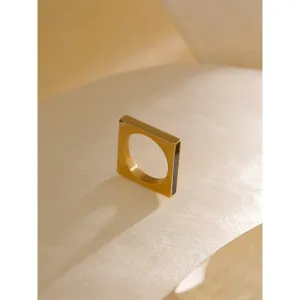 Bold Square Ring
