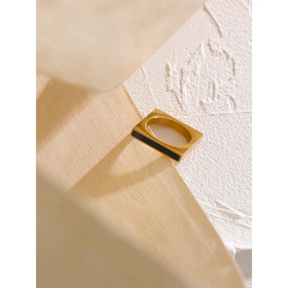 Bold Square Ring