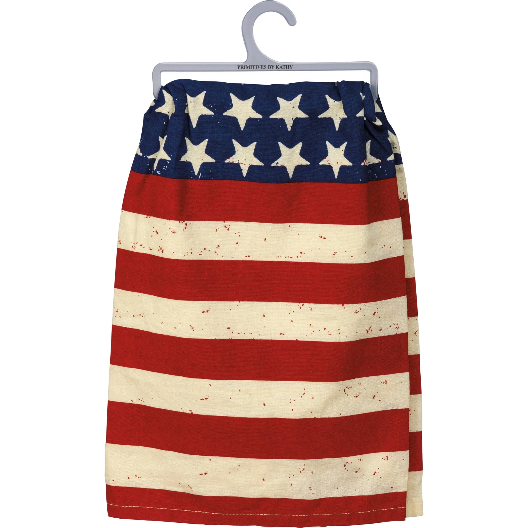 Bold Stripes Bright Stars American Dish Towel