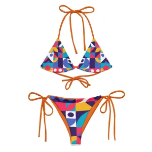 Bold Tiles Beach Bikini