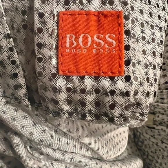 BOSS Hugo Boss metallic asymmetrical skirt. Size 6. Made in Portugal.