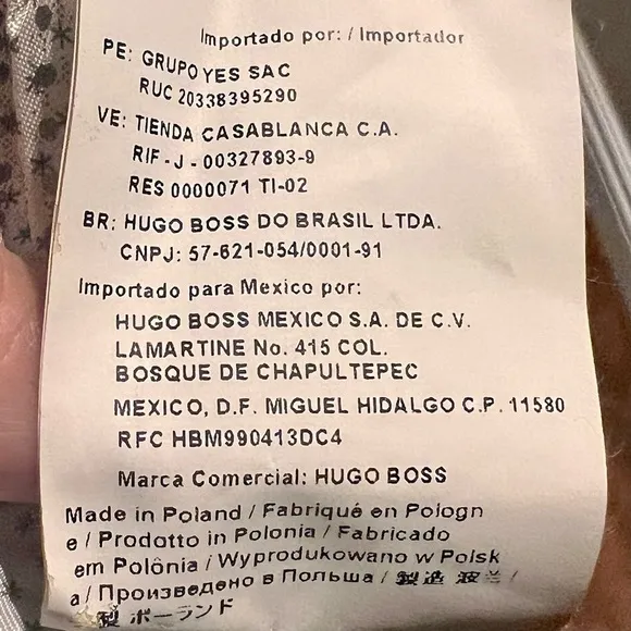 BOSS Hugo Boss metallic asymmetrical skirt. Size 6. Made in Portugal.