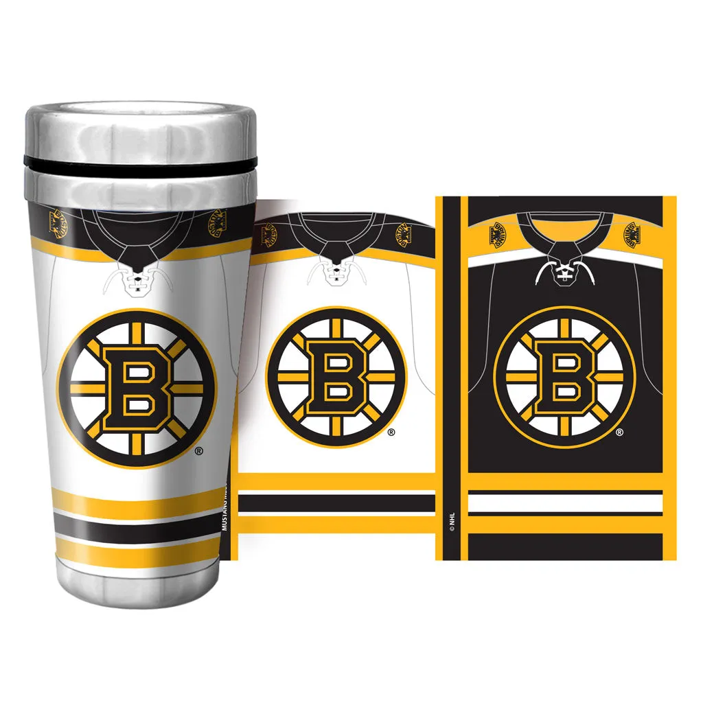 Boston Bruins Travel Mug | Jersey Full Wrap 16 oz.