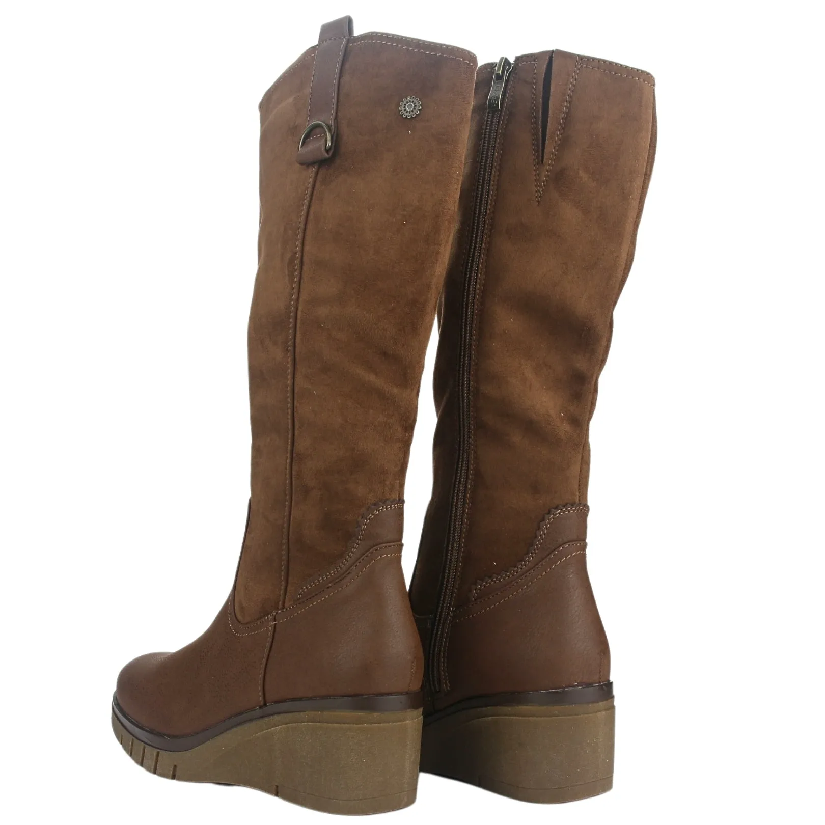 Botin Chalada Mujer Wedgenew-3 Café Casual