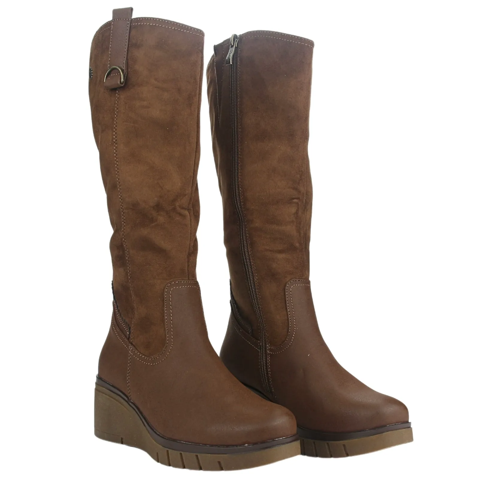 Botin Chalada Mujer Wedgenew-3 Café Casual