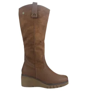 Botin Chalada Mujer Wedgenew-3 Café Casual