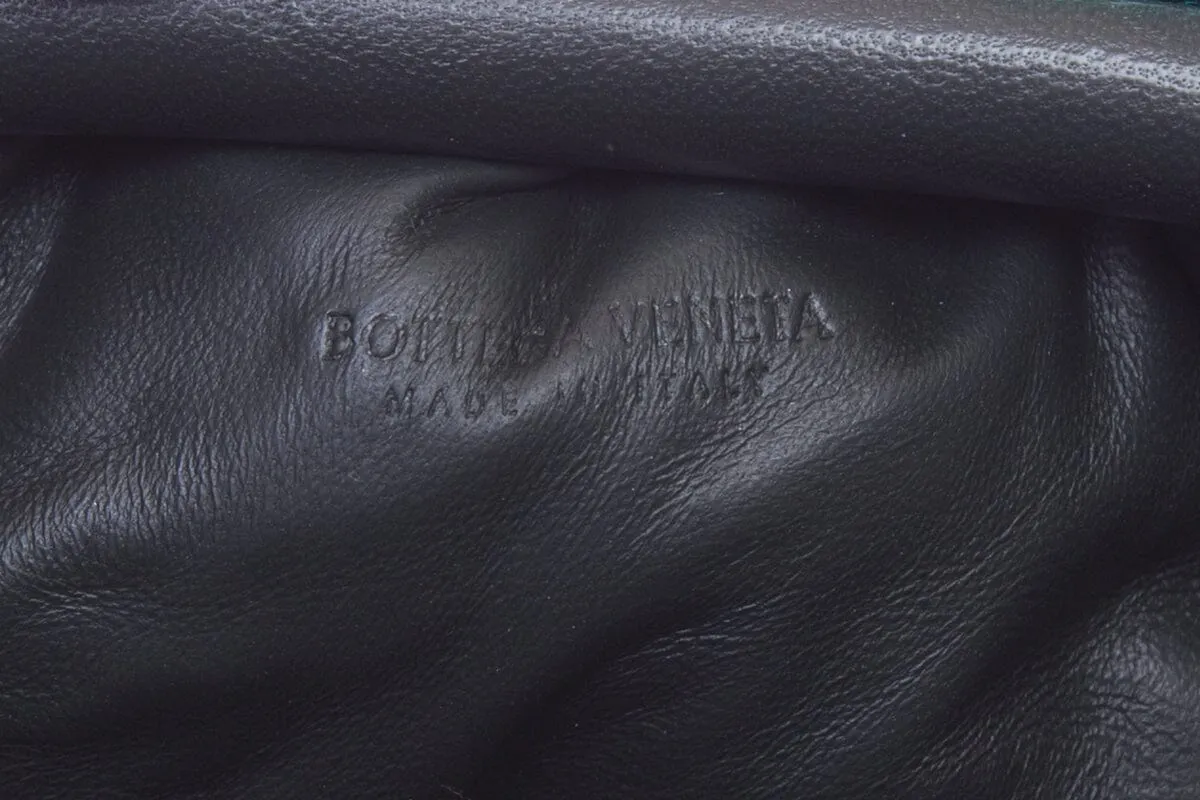 Bottega Veneta Green Mini Sequin Clutch