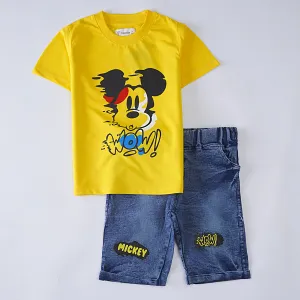 Boys Half Sleeves 2 Piece Suit (WOW)
