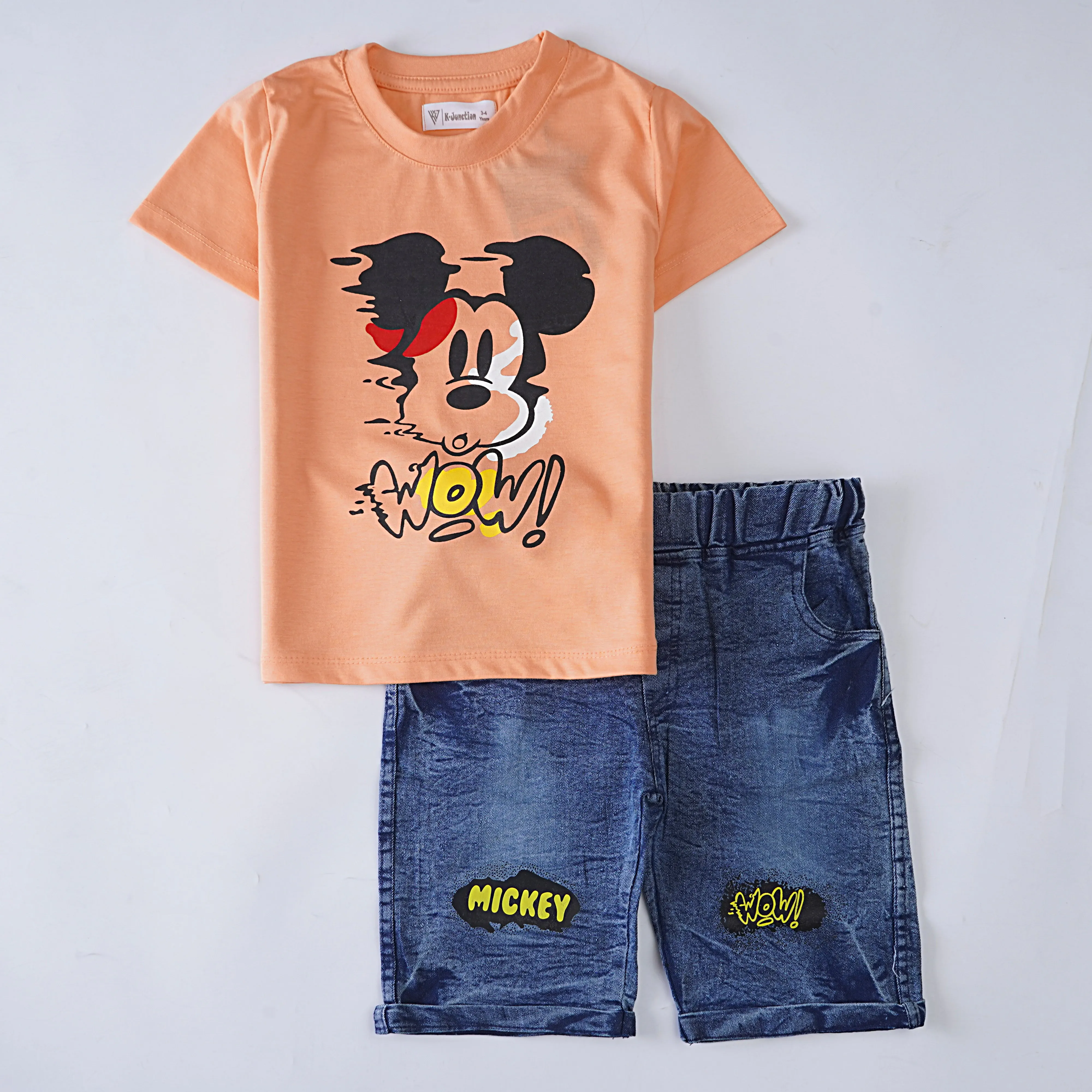 Boys Half Sleeves 2 Piece Suit (WOW)