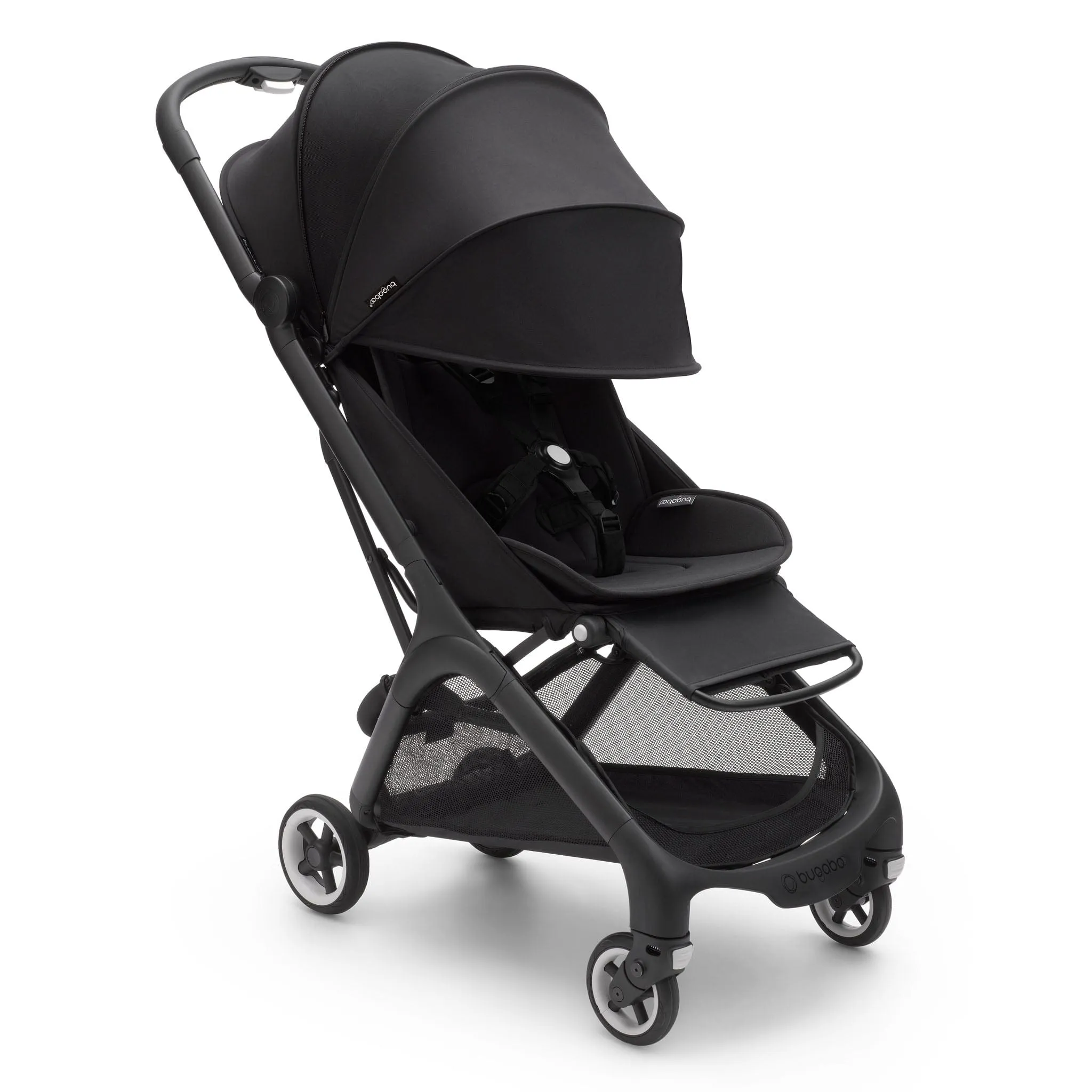 Bugaboo Butterfly Compact Stroller - Midnight Black With Free Transport Bag
