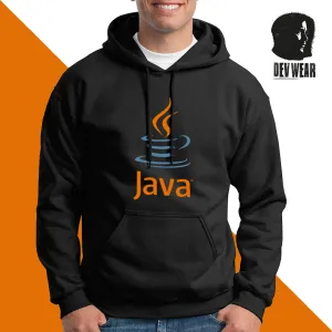 BUZO LOGO CENT DEVELOPER JAVA ORANGE