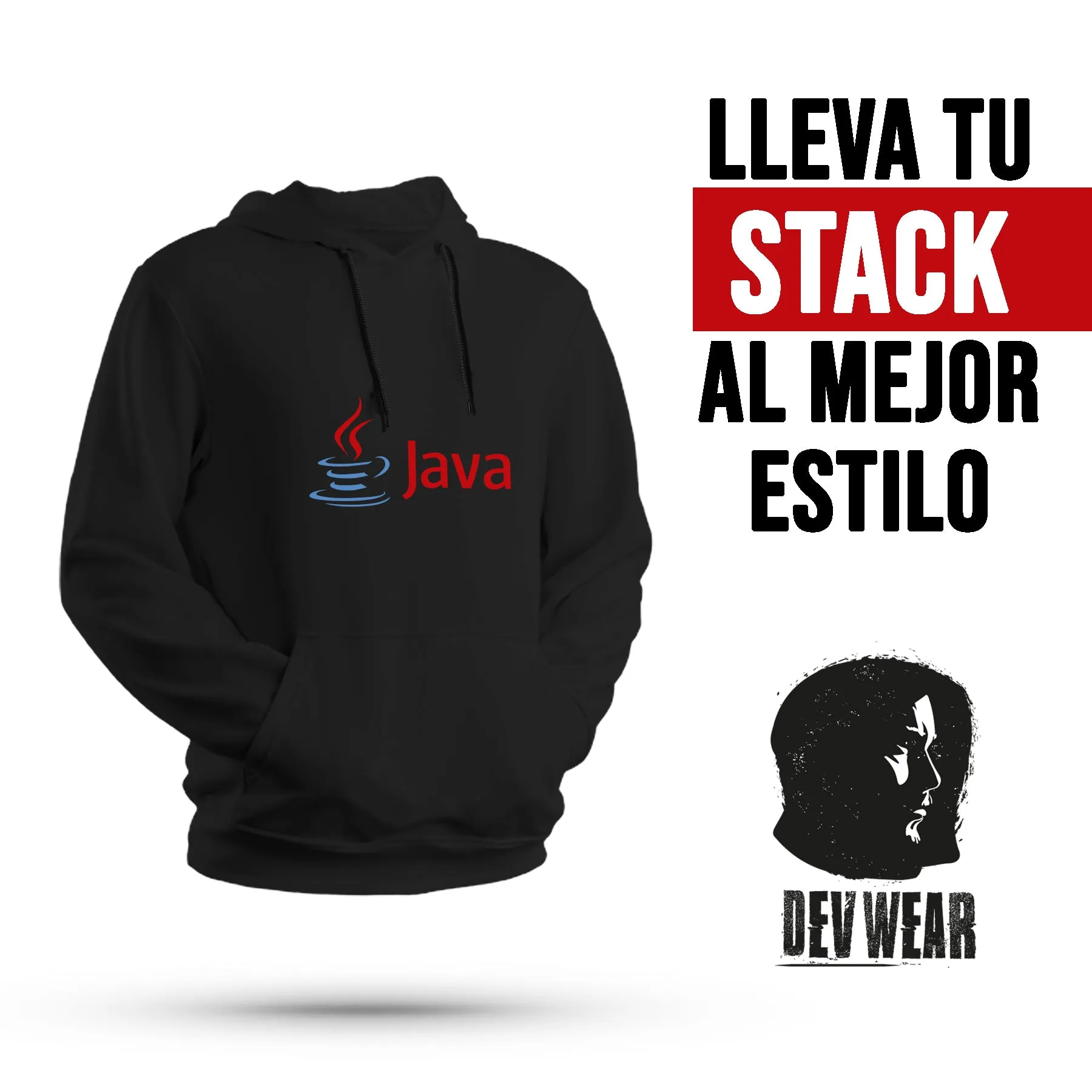 BUZO LOGO CENT DEVELOPER JAVA RED