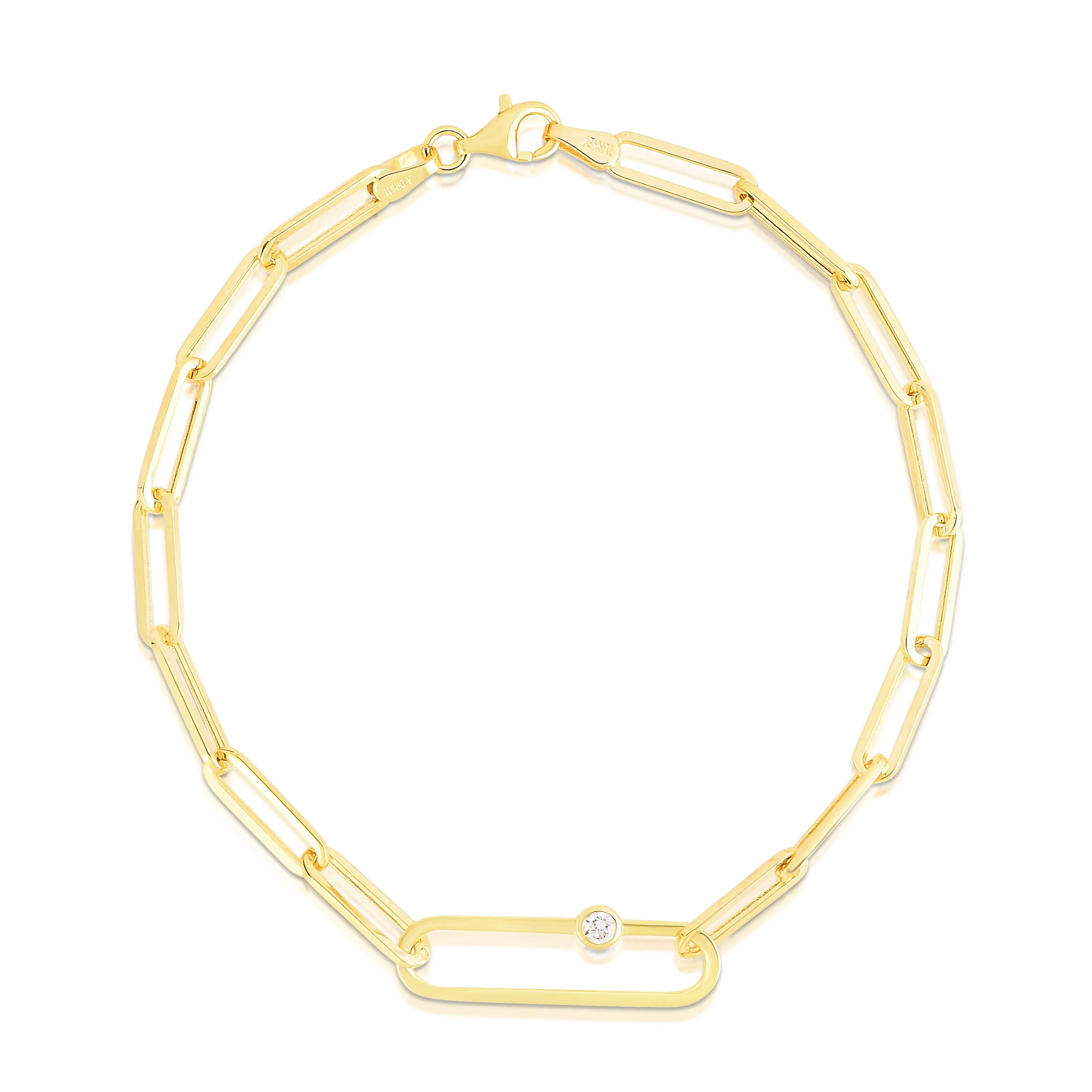 CALLIE - The Fancy Paperclip Bracelet