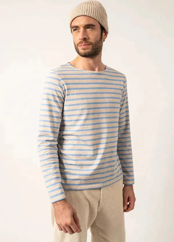 Camiseta SAINT JAMES Minquiers Naturel/Oxygene