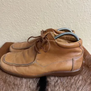 Canali Made in Italy Men's 7 Soft Leather Driving Mocassin‎ Boot Lace Up Luxury