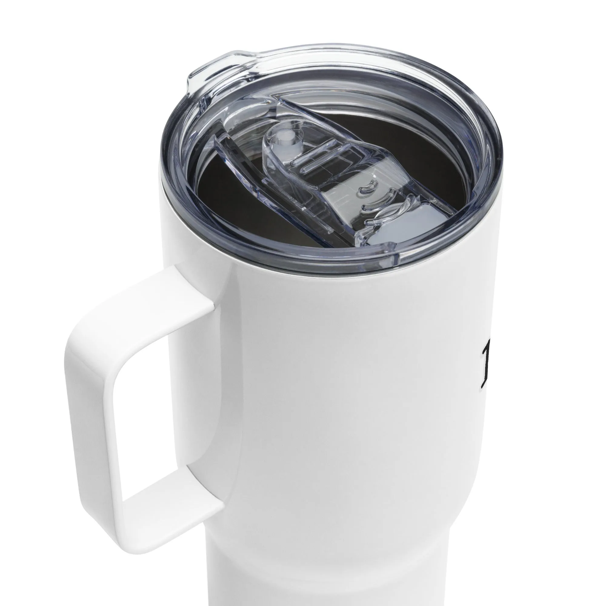 Cancer Survivor "I Won" Travel Mug with Handle