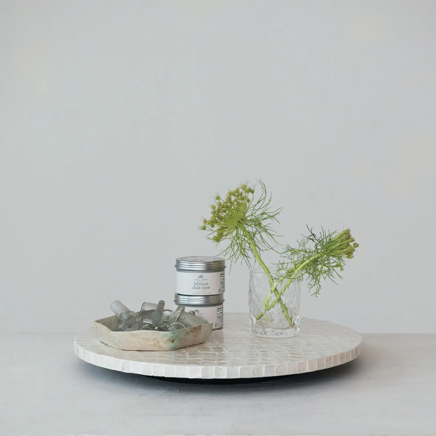 Capiz Shell Lazy Susan