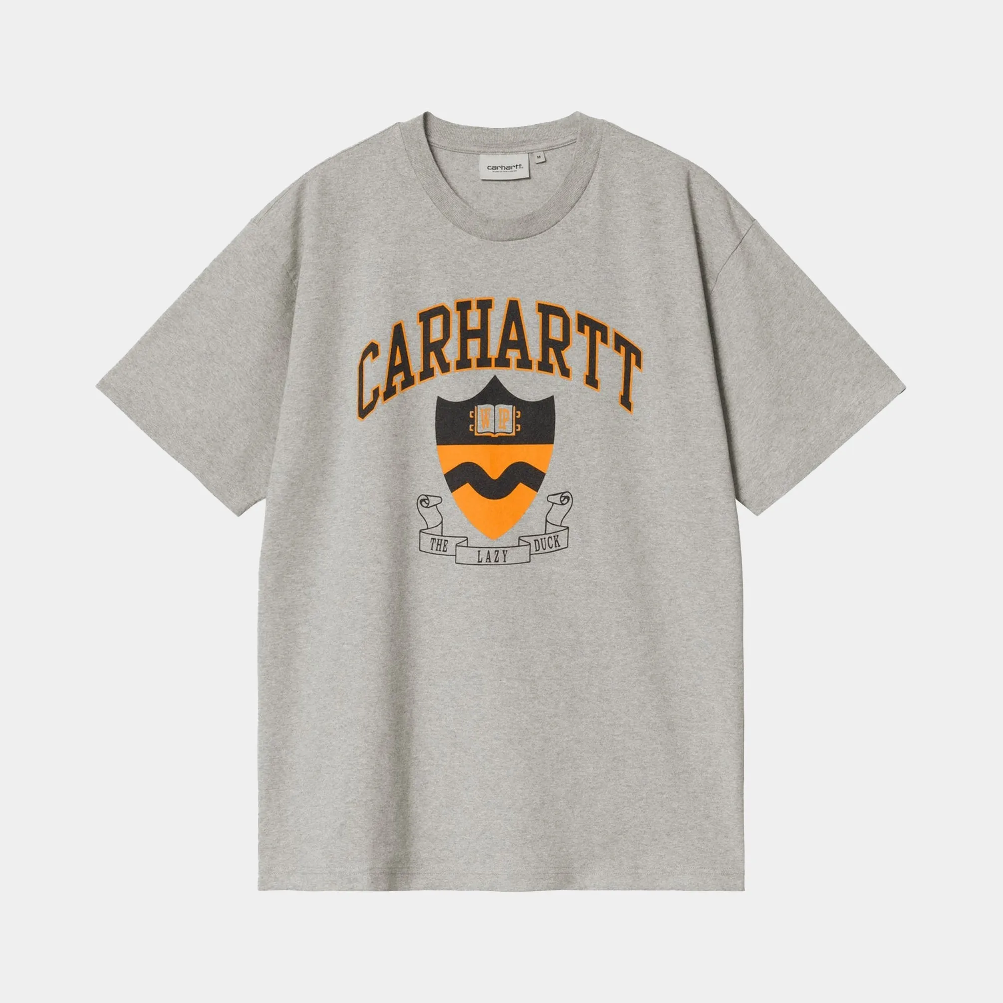 CARHARTT WIP LAZY DUCK ACADEMY TEE - GREY HEATHER