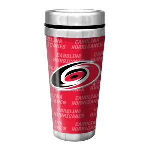 Carolina Hurricanes Travel Mug | Wallpaper Full Wrap 16 oz.