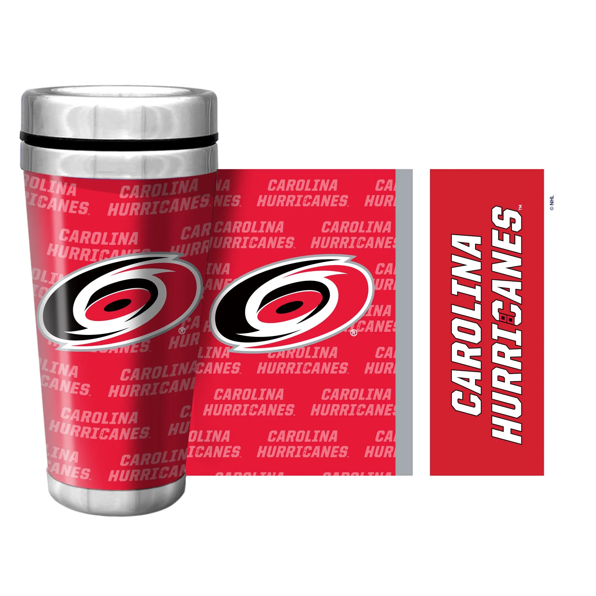 Carolina Hurricanes Travel Mug | Wallpaper Full Wrap 16 oz.