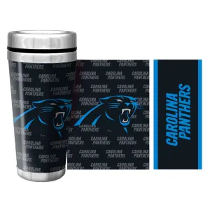 Carolina Panthers Travel Mug | Wallpaper Full Wrap 16 oz.