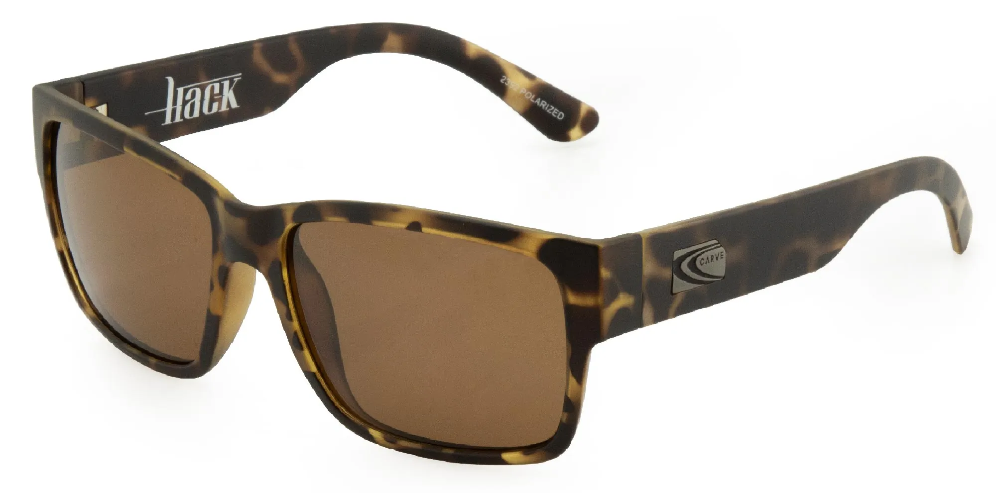 Carve Hack Polarized Sunglass - Matte Brown tort brown polarized